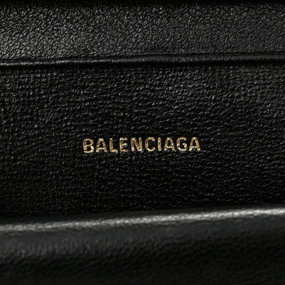 Balenciaga Coated Canvas BB Monogram Allover Logo Card Holder Wallet Black Grey White 6 of 8