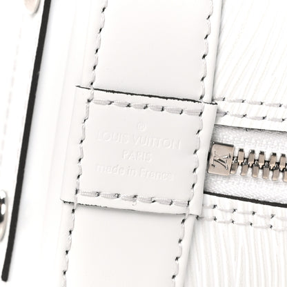 Louis Vuitton Epi Alma BB White 6 of 9