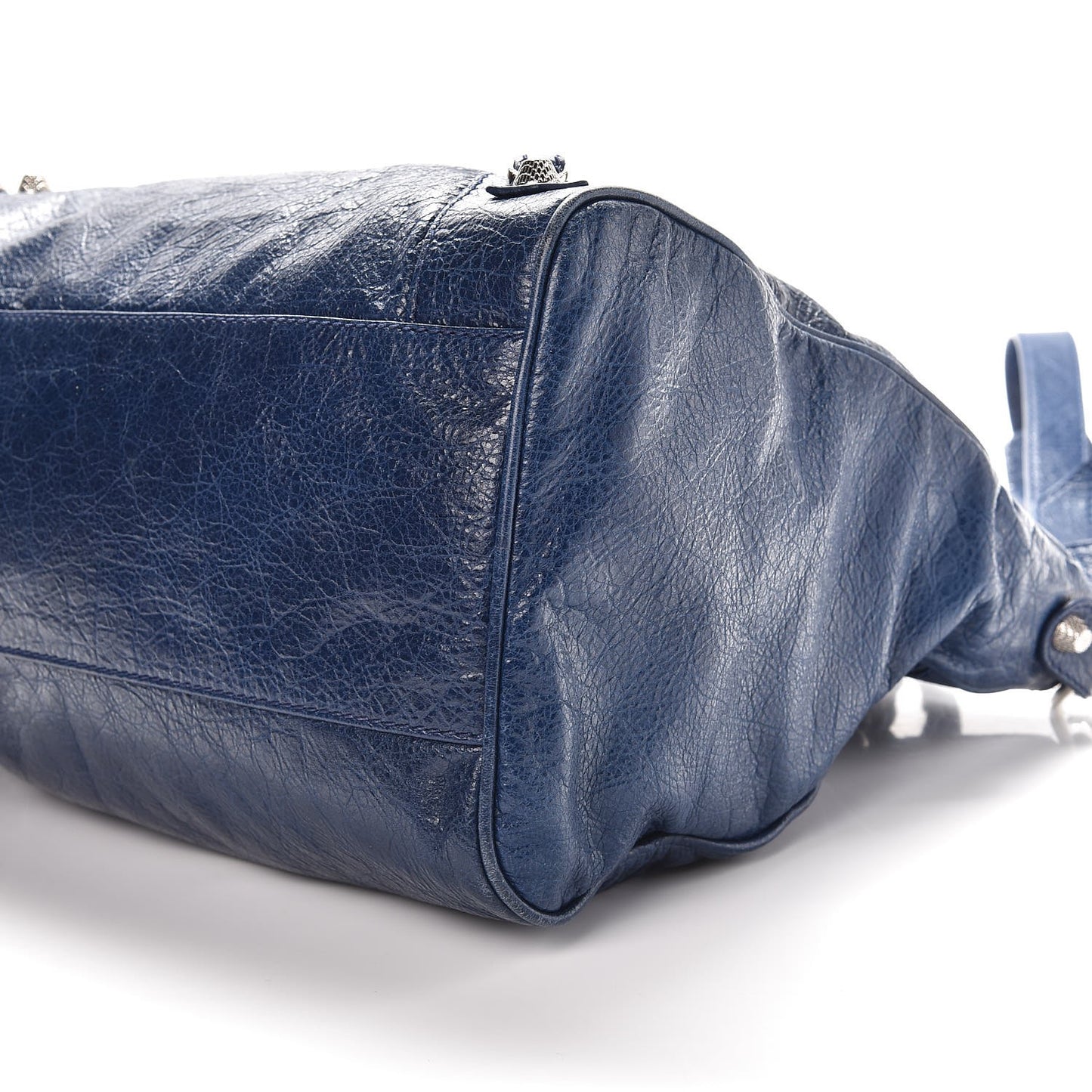 Agneau Giant 12 Silver Hardware Velo Bleu Mineral