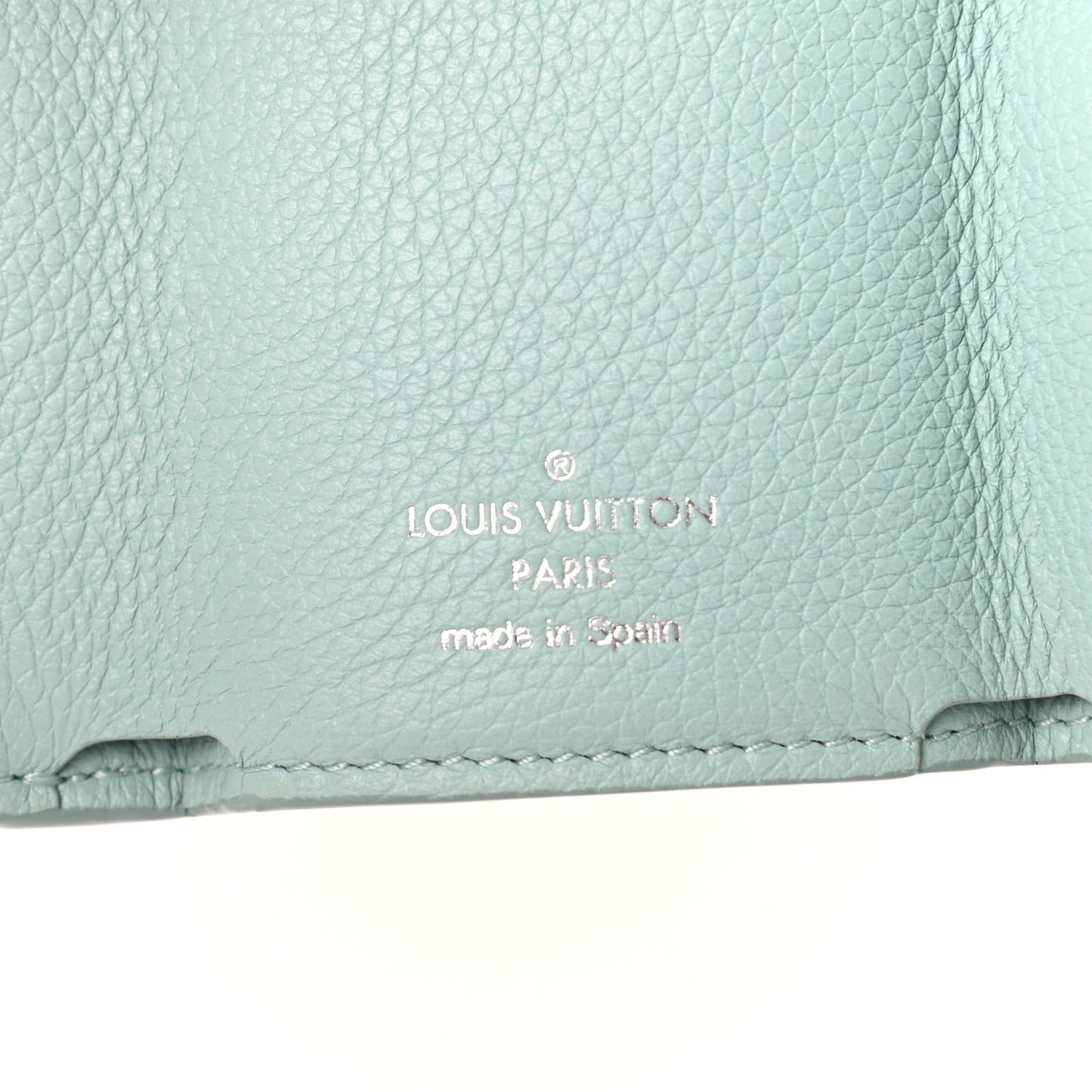 Calfskin Lockmini Wallet Menthe