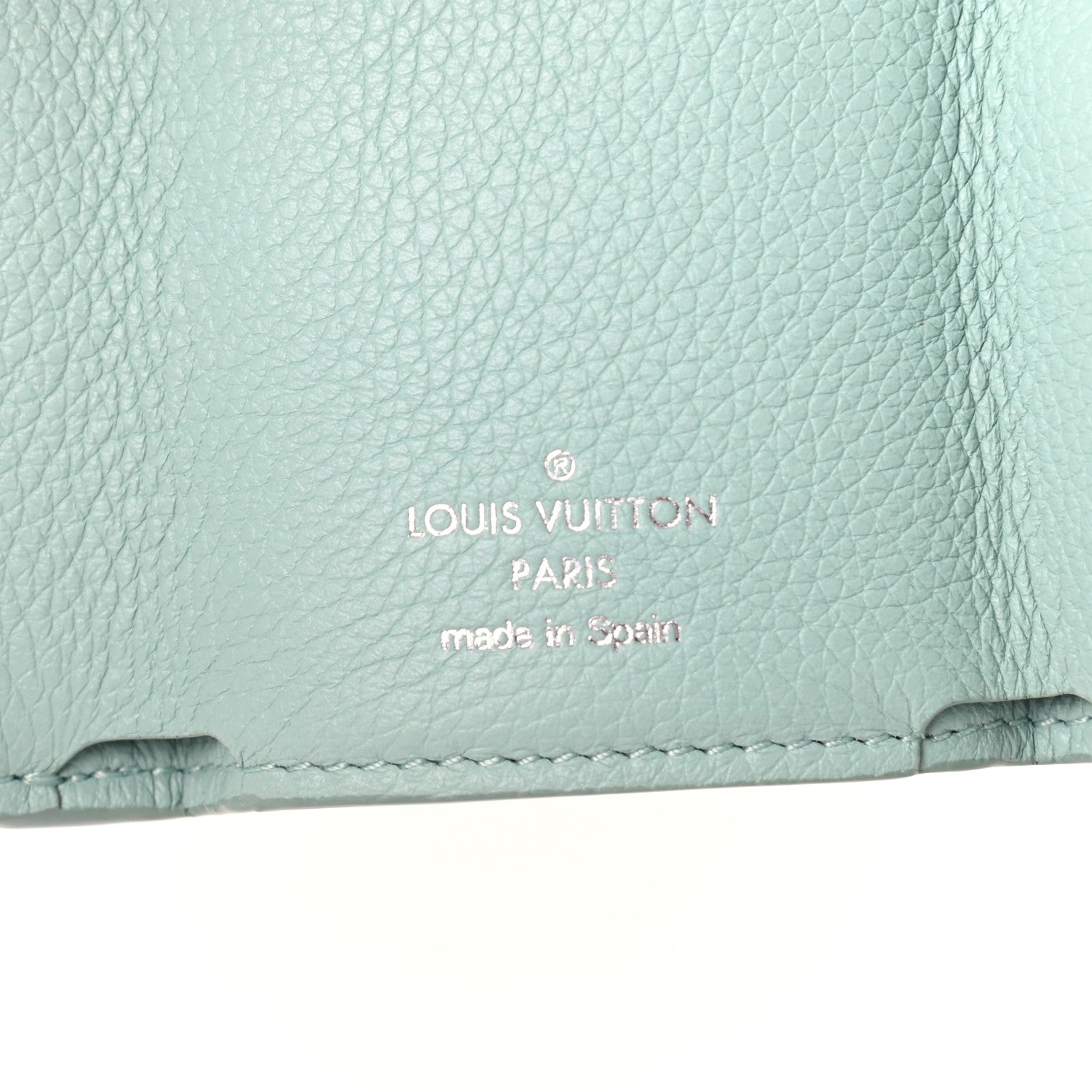 Louis Vuitton Calfskin Lockmini Wallet Menthe 6 of 6
