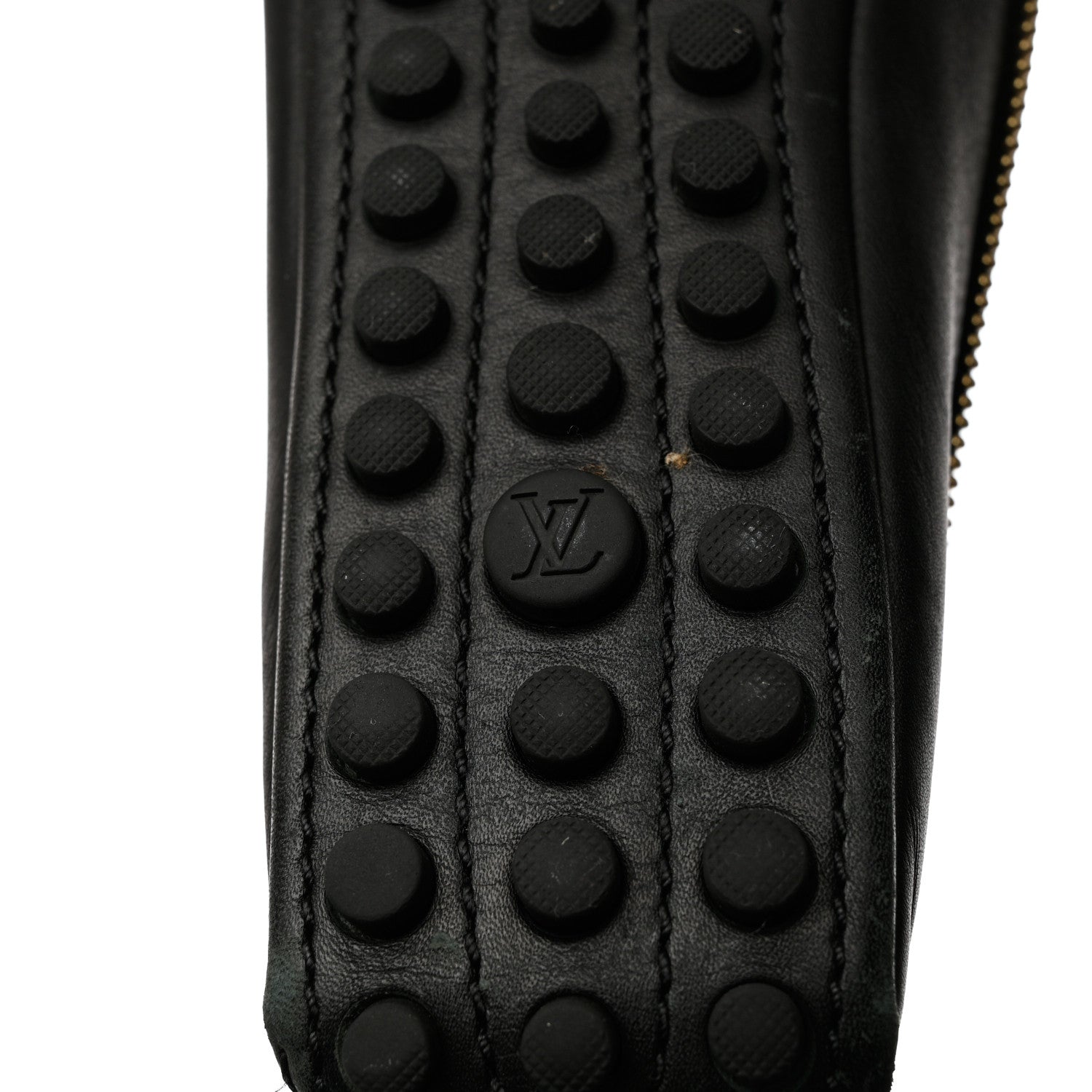 Louis Vuitton Calfskin Zip Oxford Ballerina Flats 40 Black 8 of 10