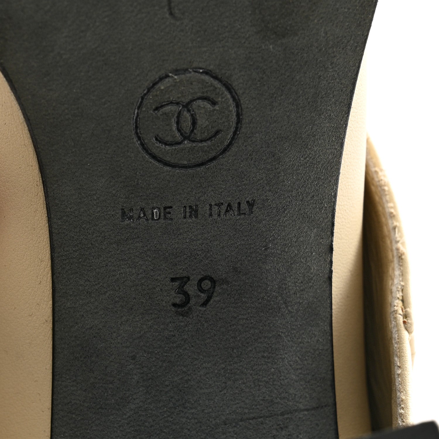 Chanel Lambskin Quilted Chocolate Bar High Boots 39 Ivory 7 of 12
