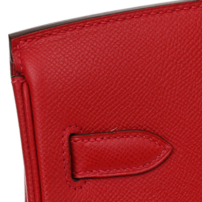 Hermes Epsom Birkin 30 Rouge Casaque 12 of 12