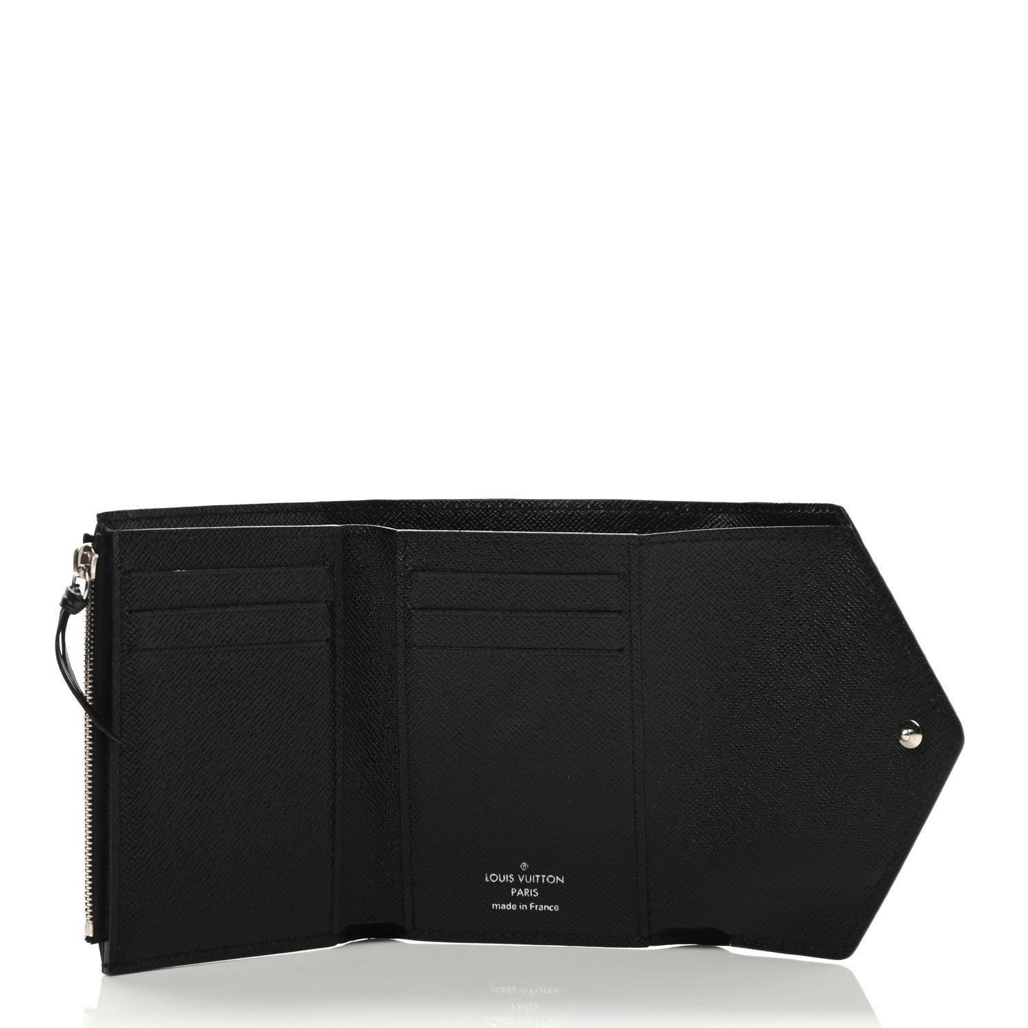 Louis Vuitton Epi Victorine Wallet Black 5 of 9