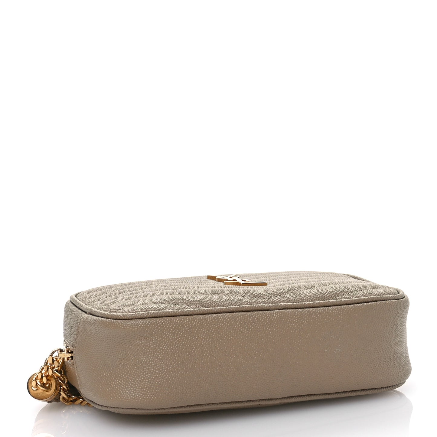 Grain De Poudre Matelasse Monogram Mini Lou Camera Bag Taupe