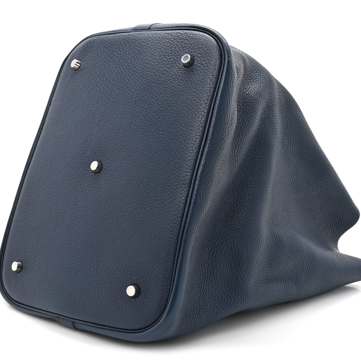 Hermes Taurillon Clemence Picotin Lock TGM Bleu Abysse 9 of 12