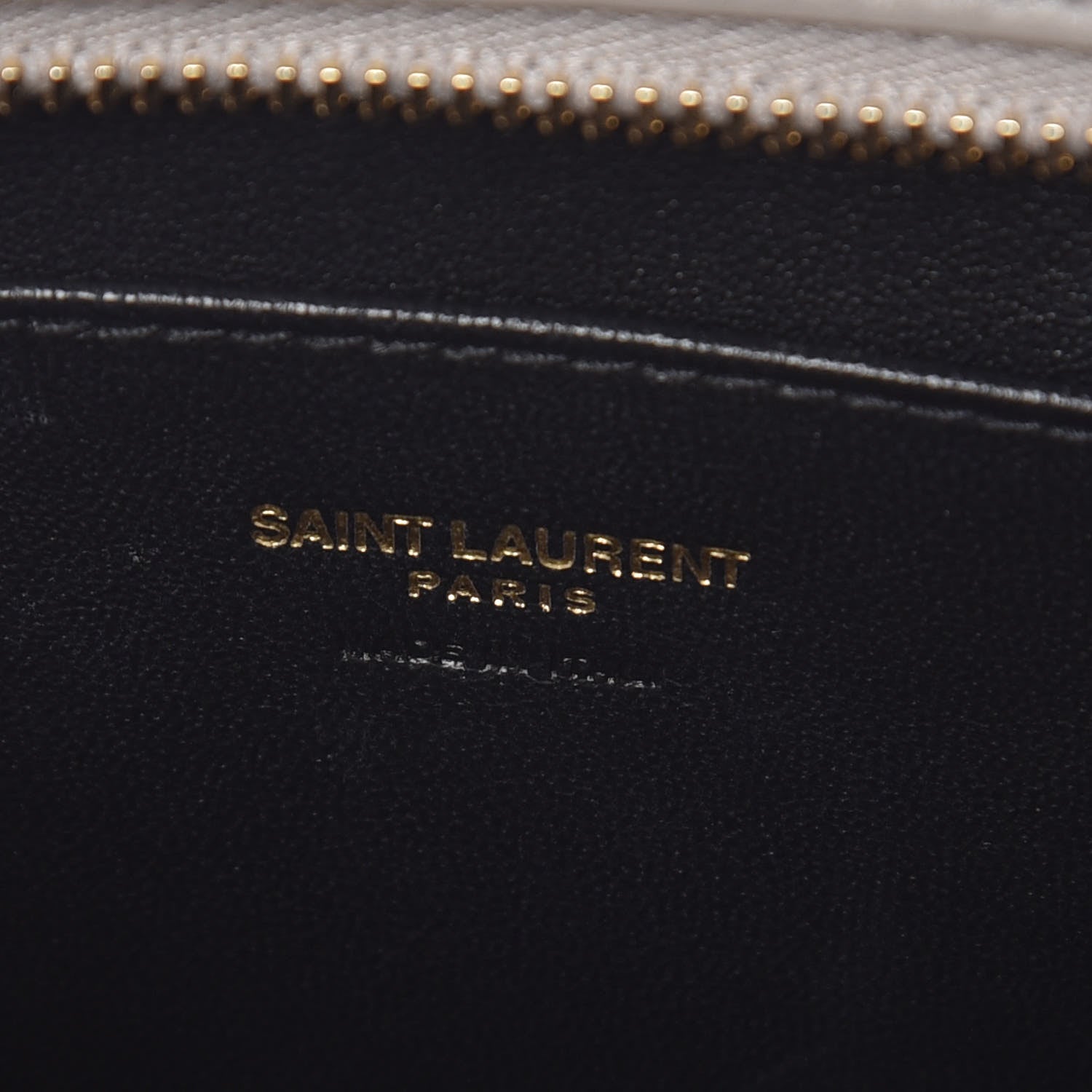 Saint Laurent Calfskin Monogram Baby Cabas Fog 6 of 8