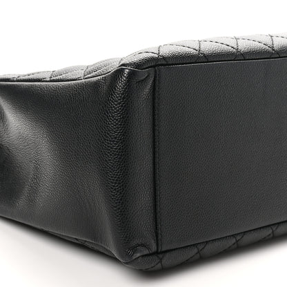 Chanel Caviar Quilted Grand Shopping Tote GST Black 9 of 10
