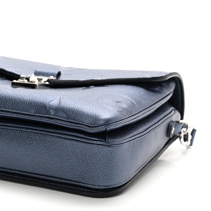 Louis Vuitton Metallic Empreinte Monogram Giant Pochette Metis Navy Nacre 7 of 7