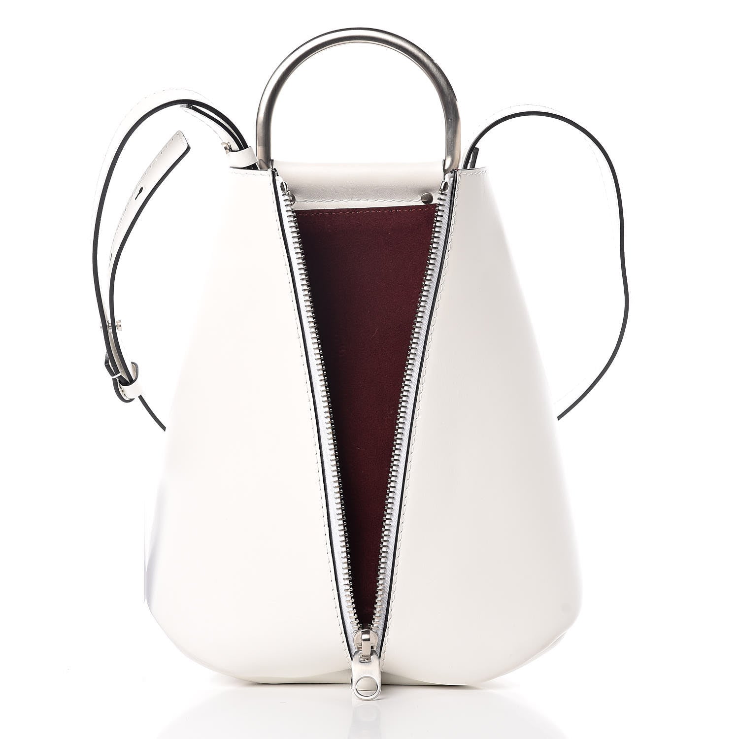 Proenza Schouler Calfskin Vertical Zip Backpack White 7 of 13