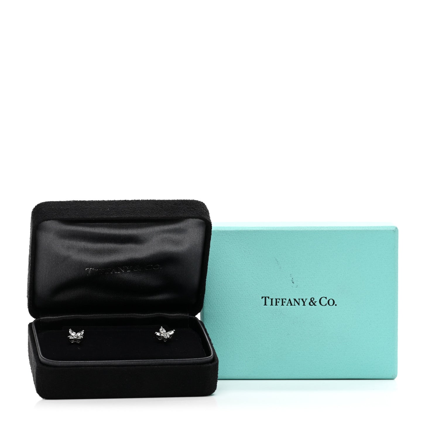 Platinum Diamond .64ct Small Victoria Earrings