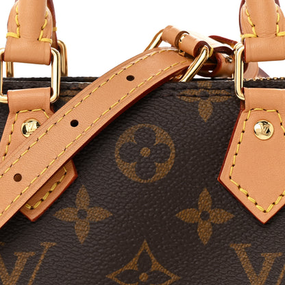 Louis Vuitton Monogram Nano Speedy Bandouliere 8 of 10