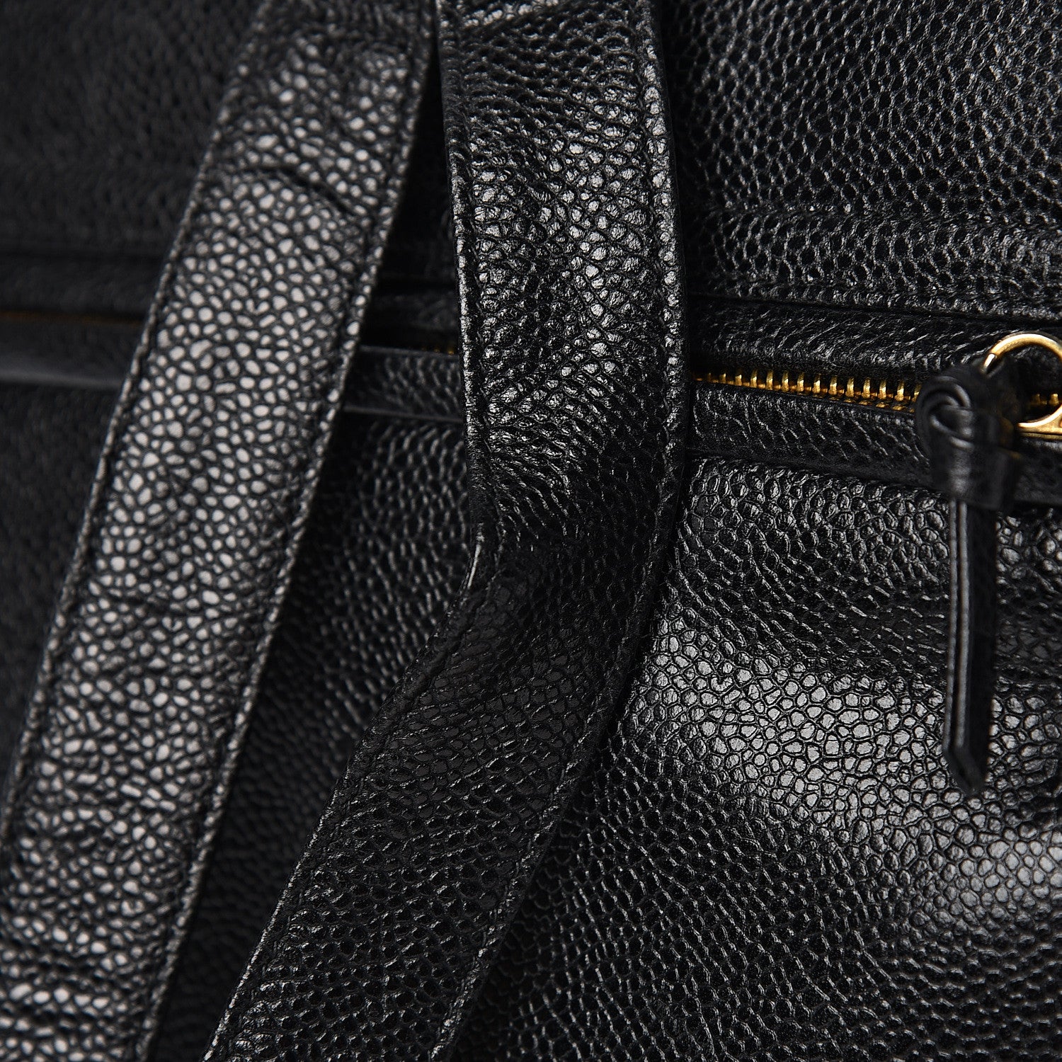 Chanel Caviar CC Backpack Black 10 of 11