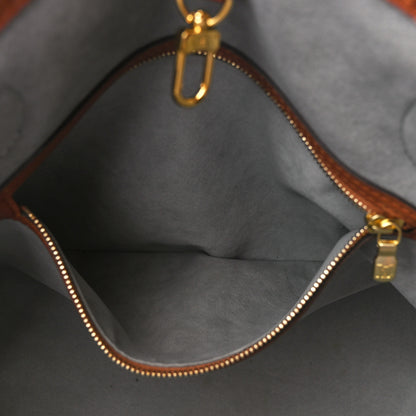 Louis Vuitton Metallic Monogram LV Garden Neverfull MM Silver 6 of 10