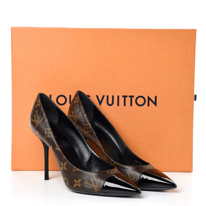 Louis Vuitton Patent Monogram Fetish Pumps 38.5 8 of 8