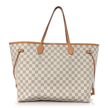 Louis Vuitton Damier Azur Neo Neverfull GM Rose Ballerine 2 of 8