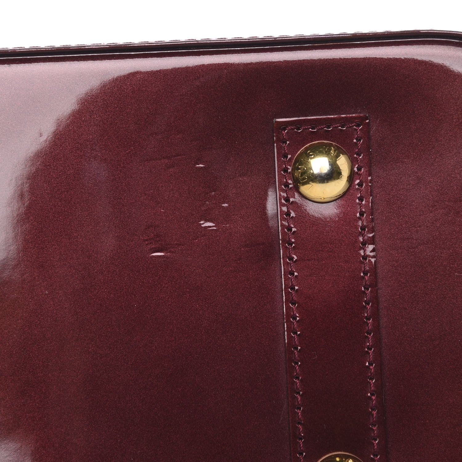 Louis Vuitton Vernis Alma PM Rouge Fauviste 10 of 11