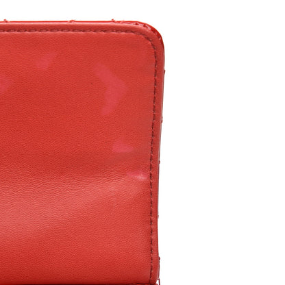 Chanel Patent Quilted Medium Diagonal CC Flap Red 9 of 10