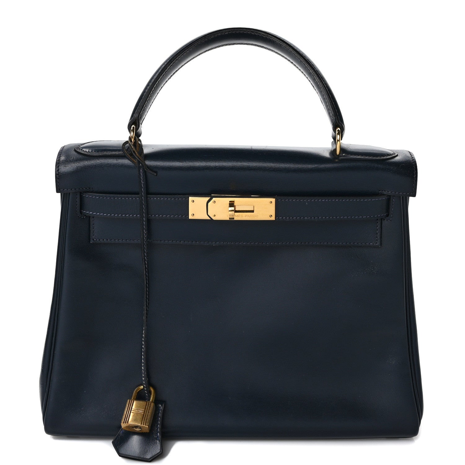 Hermes Box Kelly Retourne 28 Indigo 1 of 12
