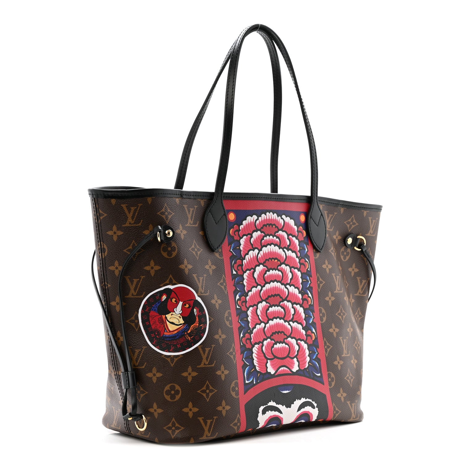 Louis Vuitton Monogram Kabuki Neverfull MM 3 of 12