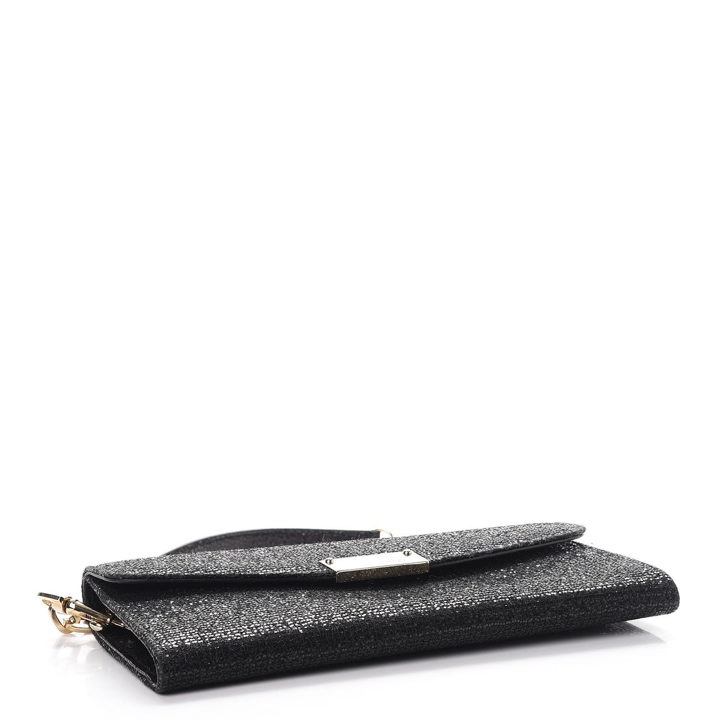 Glitter Riane Clutch Bag Black