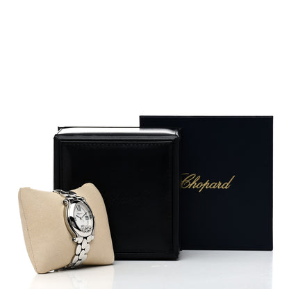 Chopard Stainless Steel 7 Diamond 31mm Oval Happy Sport Quartz Watch 5 of 5