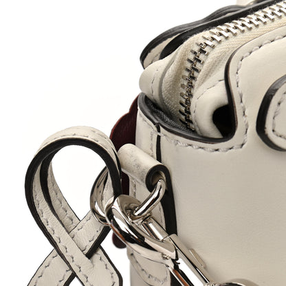 Fendi Vitello Century Nappa Flowerland Studded Mini By The Way Boston Bag White Ice Multicolor 16 of 16