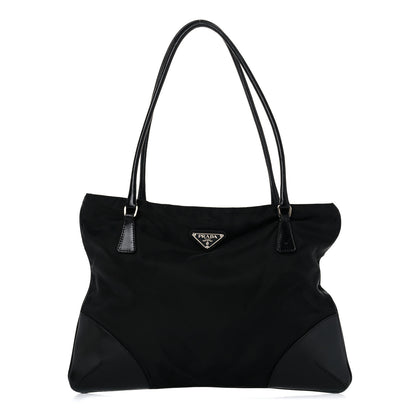 Prada Tessuto Nylon Soft Calf Tote Black 1 of 20