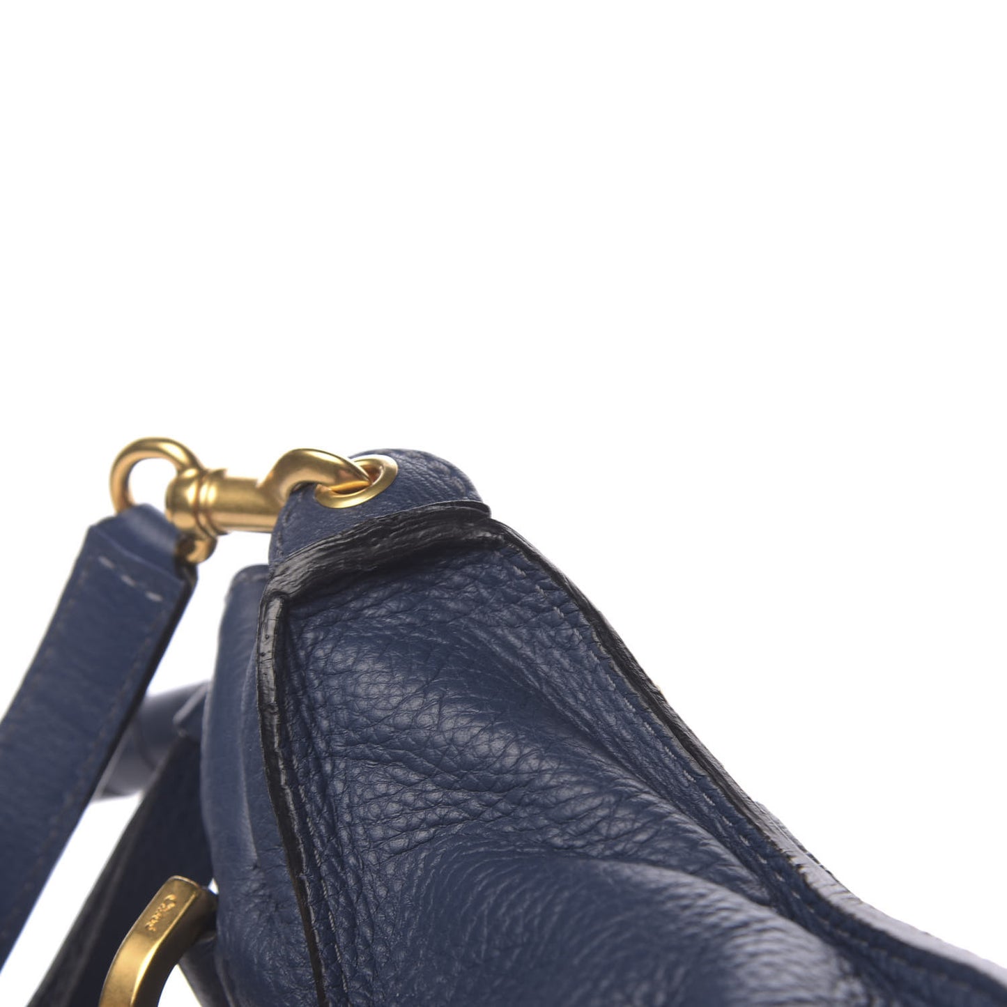 Calfskin Medium Marcie Satchel Royal Navy