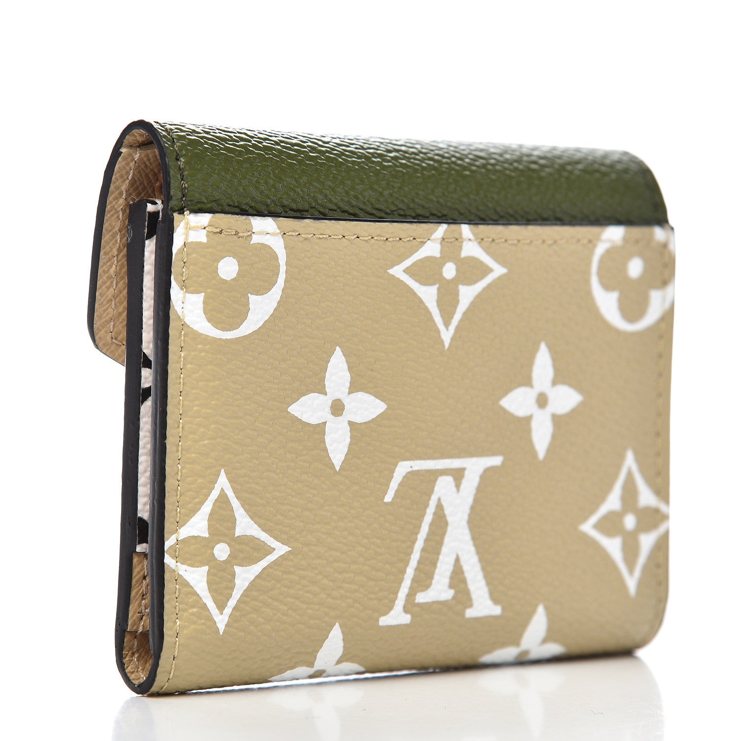 Louis Vuitton Monogram Giant Zoe Wallet Kaki 3 of 6