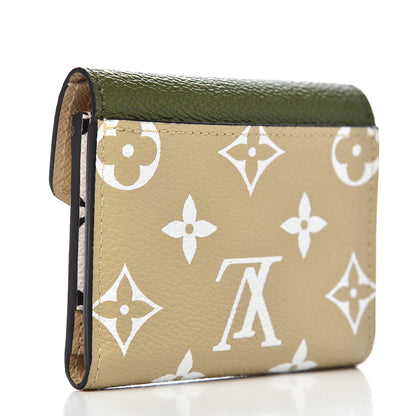 Louis Vuitton Monogram Giant Zoe Wallet Kaki 3 of 6
