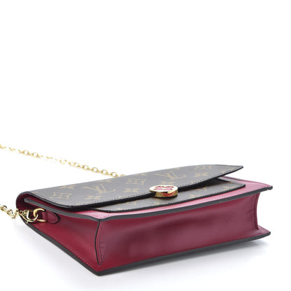Louis Vuitton Monogram Flore Chain Wallet Fuchsia 3 of 8