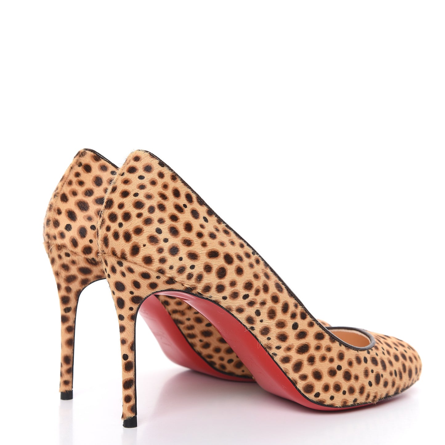Pony Hair Jungle Leopard Print FIfi 85 Pumps 37.5 Sahara