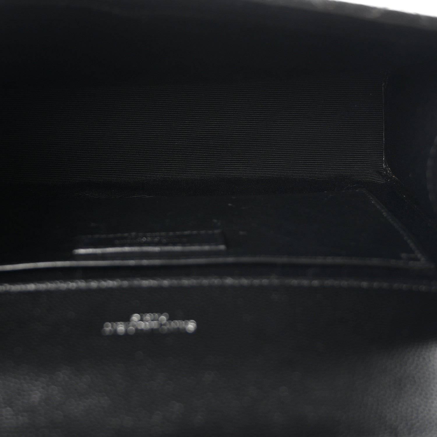 Saint Laurent Grain De Poudre Textured Mixed Matelasse Triquilt Medium Monogram Satchel Black 5 of 10