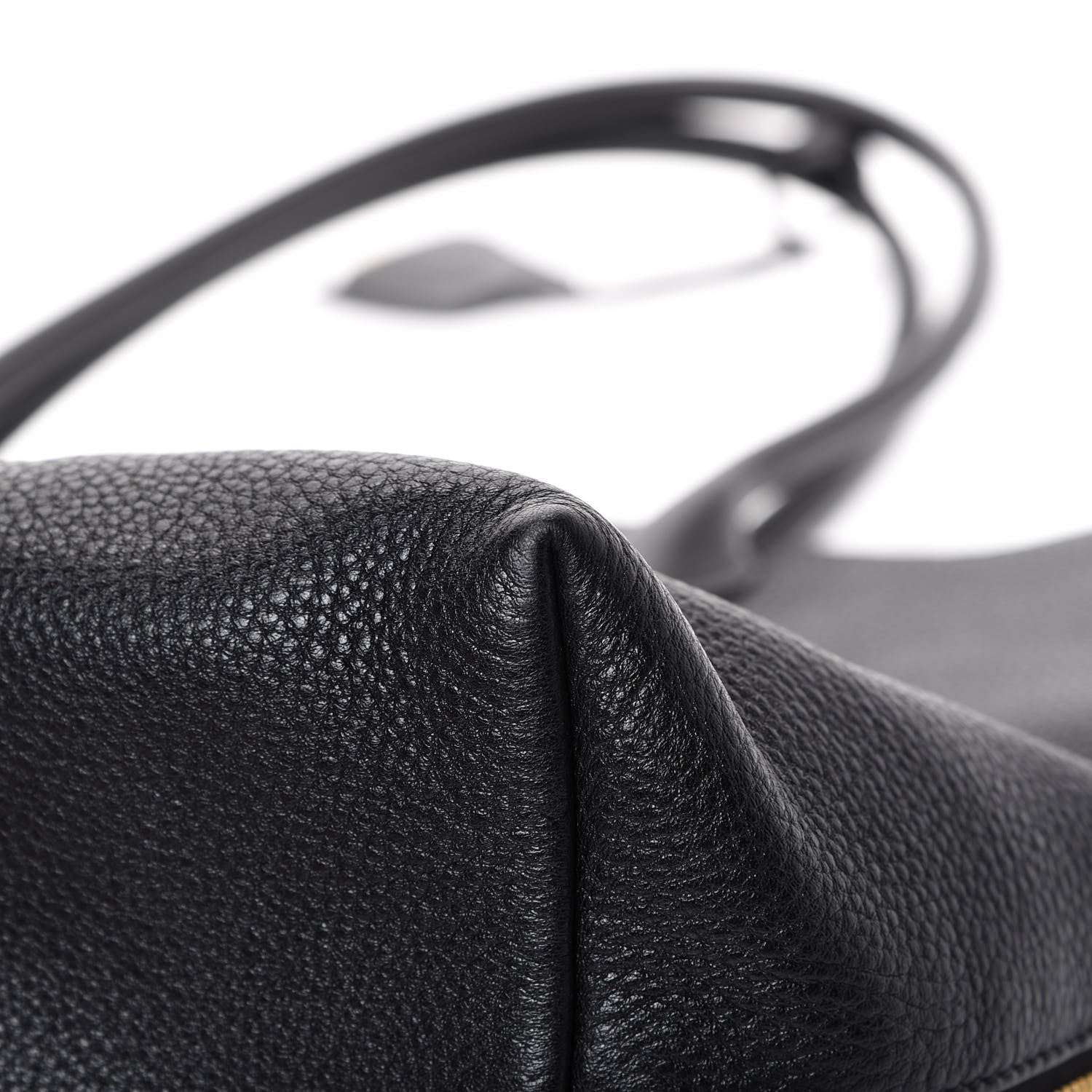Prada Vitello Daino Side Zip Tote Black 9 of 14