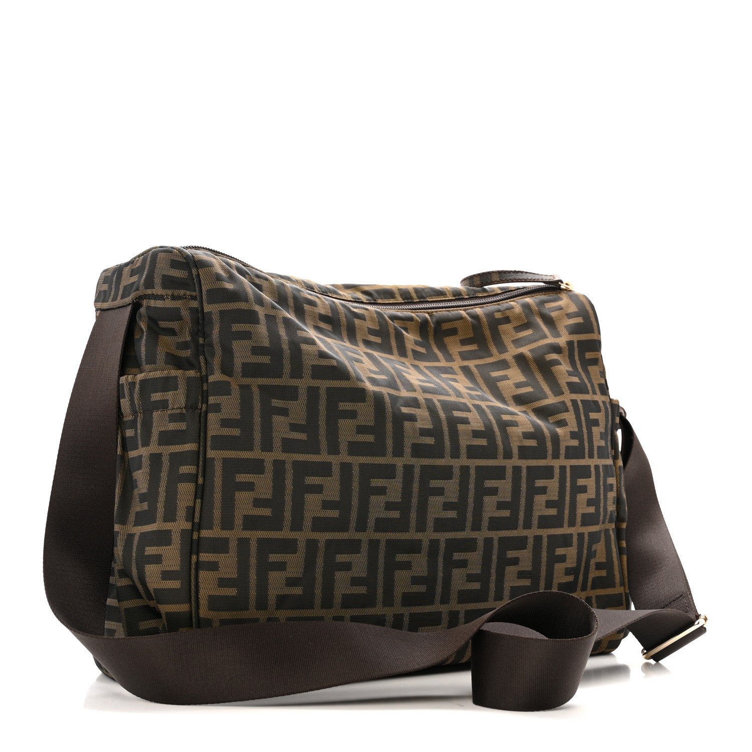 Fendi Nylon Zucca Diaper Bag Tobacco 3 of 14