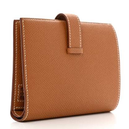 Hermes Epsom Bearn Compact Wallet Gold 3 of 8