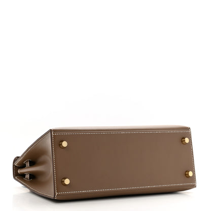 Hermes Tadelakt Kelly Sellier 25 Etoupe 4 of 12