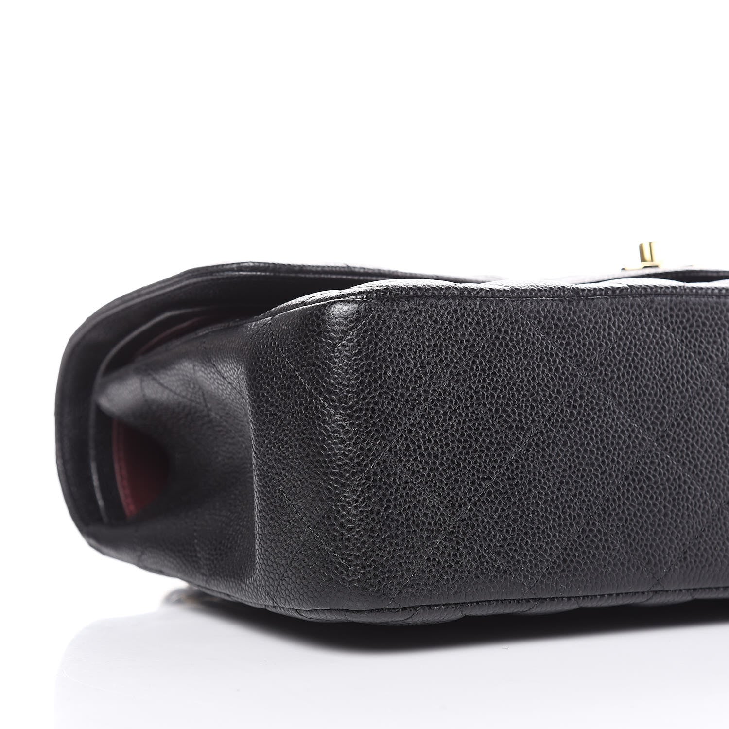 Chanel Caviar Quilted Jumbo Double Flap Black 9 of 12