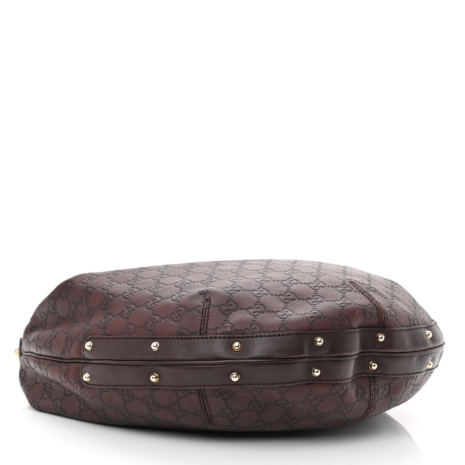Gucci Guccissima Large Biba Hobo Dark Brown 4 of 12