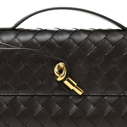 Bottega Veneta Nappa Intrecciato Long Andiamo Top Handle Clutch Fondant 7 of 9