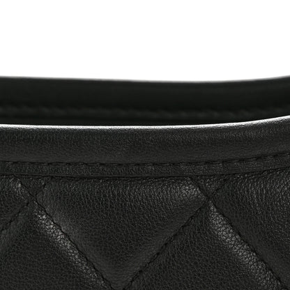 Chanel Calfskin Quilted Hobo Black 12 of 12