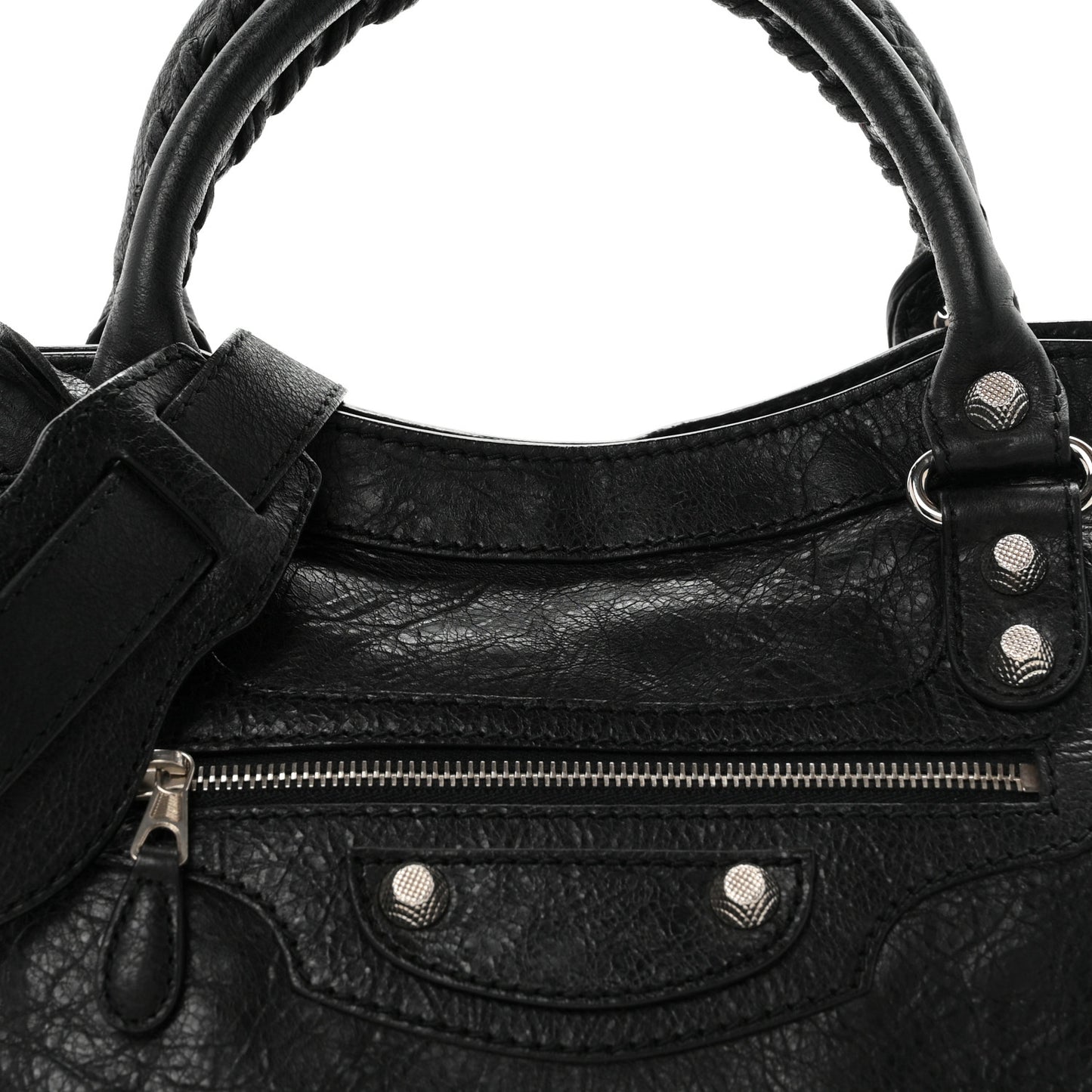 Agneau Giant 12 Silver Hardware City Black
