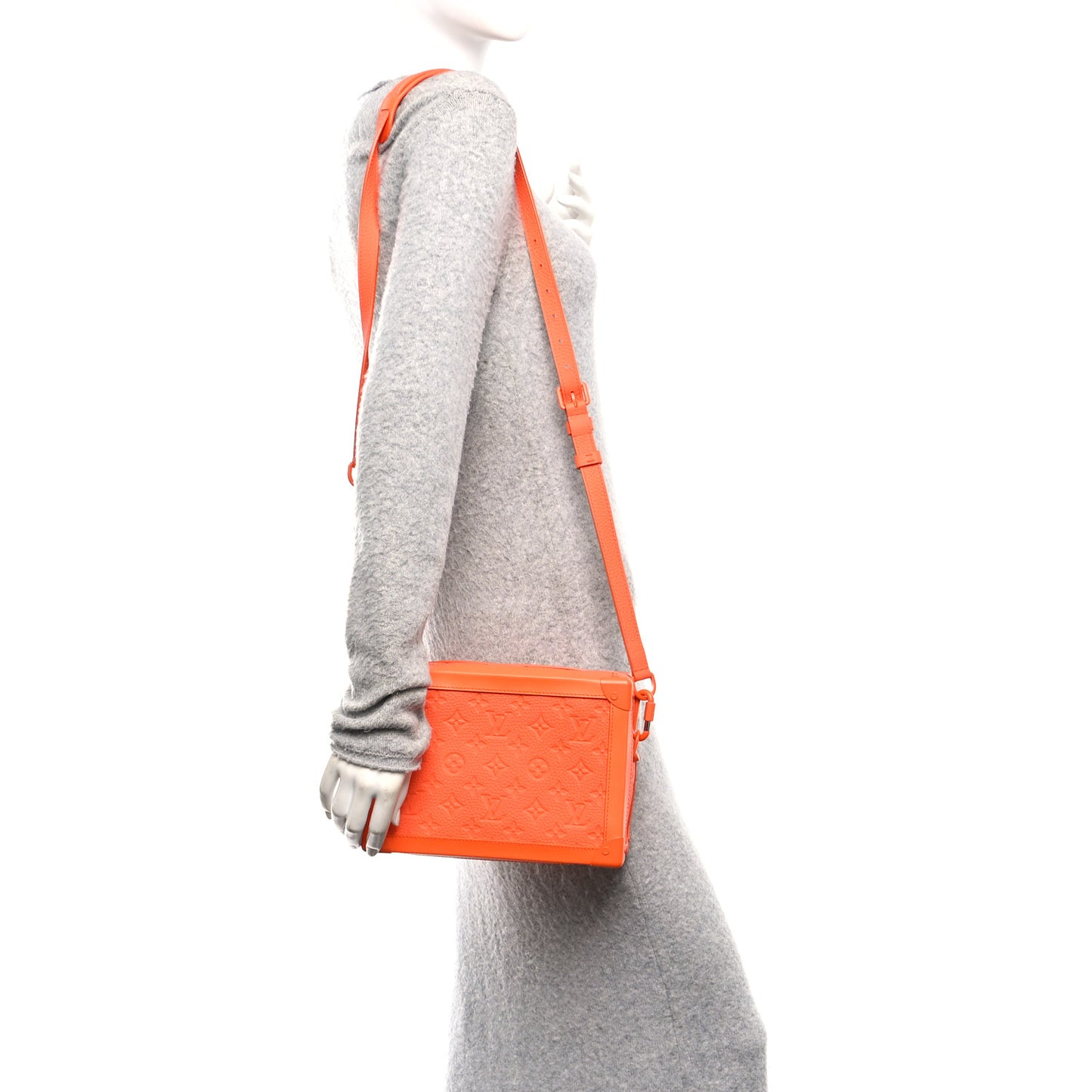 Taurillon Monogram Solar Ray Soft Trunk Orange