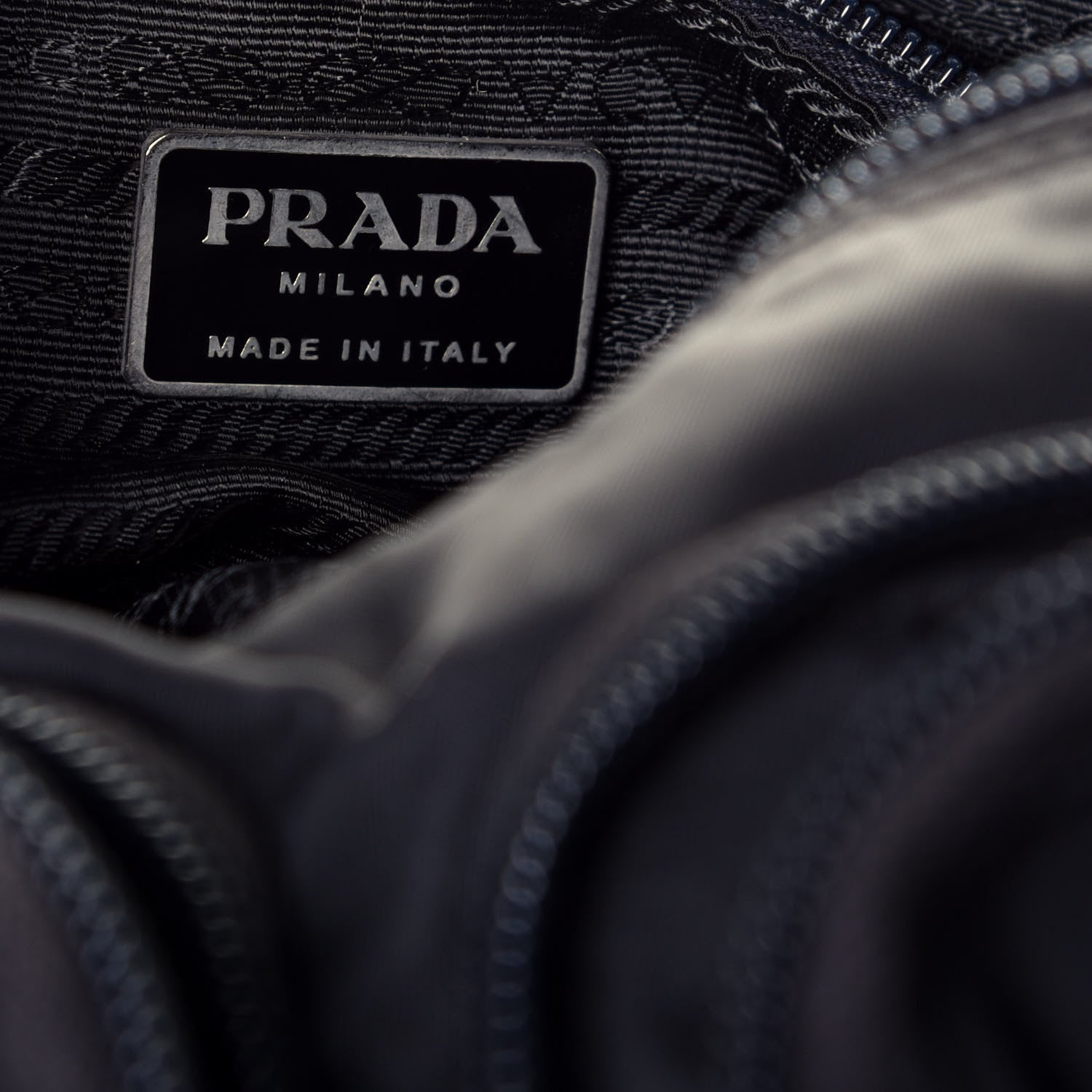 Prada Nylon Vela Messenger Bag Black 6 of 8