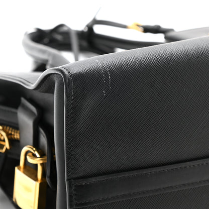 Prada Saffiano City Calfskin Esplanade Tote Black 11 of 11