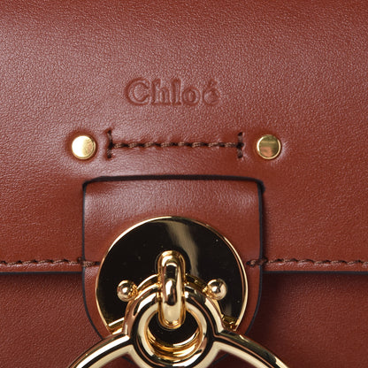 Chloe Calfskin Small Tess Bag Sepia Brown 6 of 10