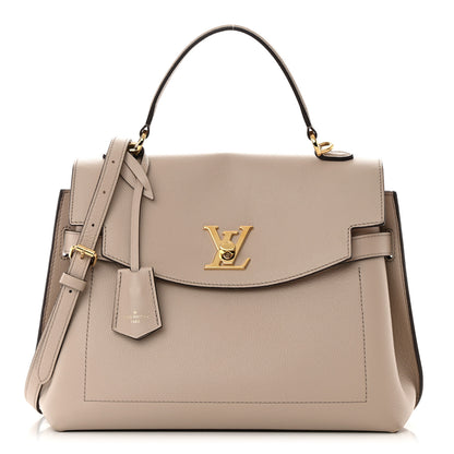 Louis Vuitton Soft Calfskin Lockme Ever MM Greige 1 of 11
