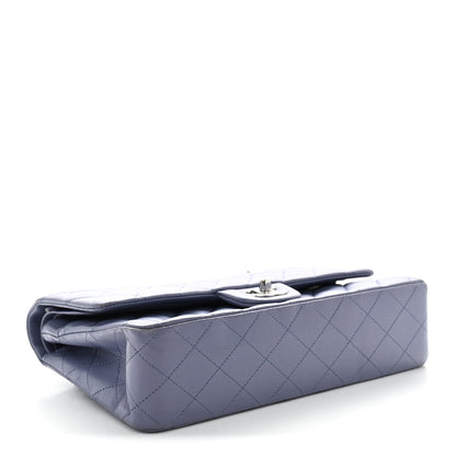 Chanel Lambskin Quilted Medium Double Flap Blue 3 of 10
